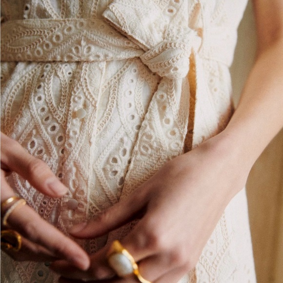 SÉZANE Adele Dress in Ecru *NWT* - Picture 3 of 10